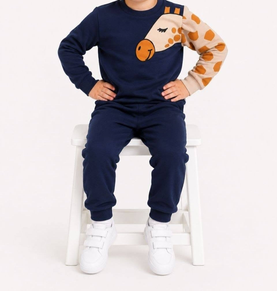 Children's Fun Animal Print Cotton Outfit Set Bundle x25