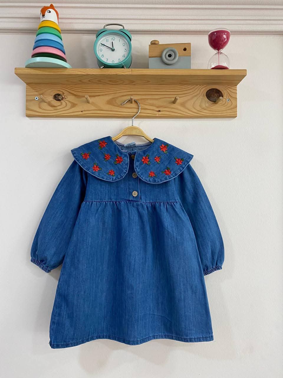 Denim Collar Dress - 8 Piece Wholesale Pack